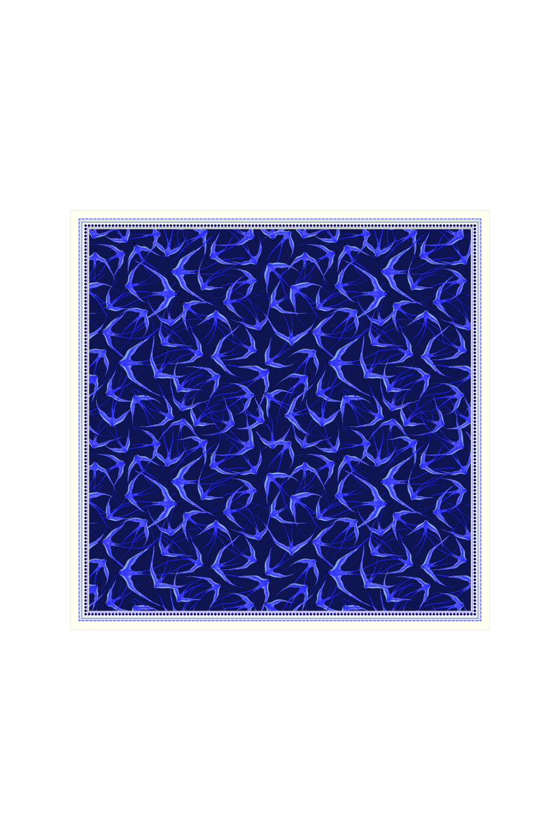 Zephyr Scarf- Indigo