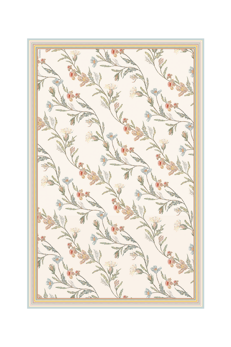 Monet Bloom Scarf- White