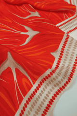 Zephyr Scarf-Vermillion